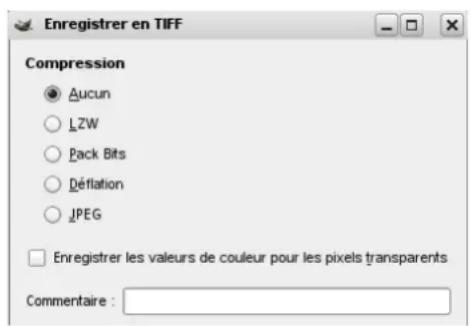 Gimp 2.4 - 6.1.2.4EnregistrerauformatTIFF - 1
