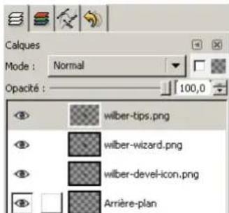 Gimp 2.4 - Garderlattransparence - 1
