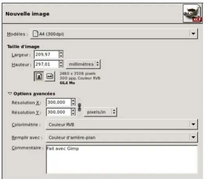 Gimp 2.4 - 13.5.2.2Nouvelleimage - 1