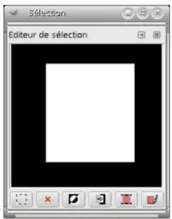 Gimp 2.4 - Descriptiondelafenetre "Editeurdeselection" - 1