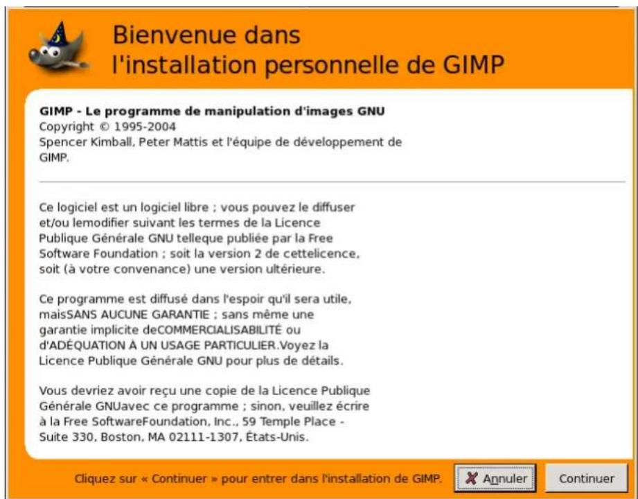 Gimp 2.4 - 2.2GIMP:premierdémarrage - 1