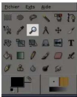 Gimp 2.4 - 12.6.3OutilLoupe - 1