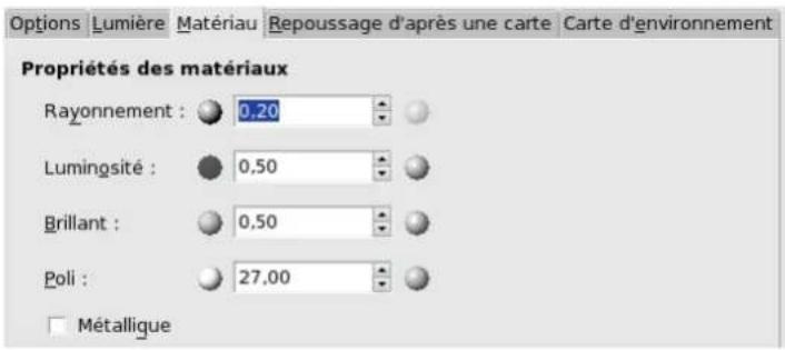 Gimp 2.4 - Matériau - 1