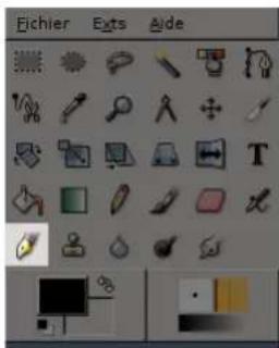 Gimp 2.4 - 12.3.9OutilStylo-plume - 1