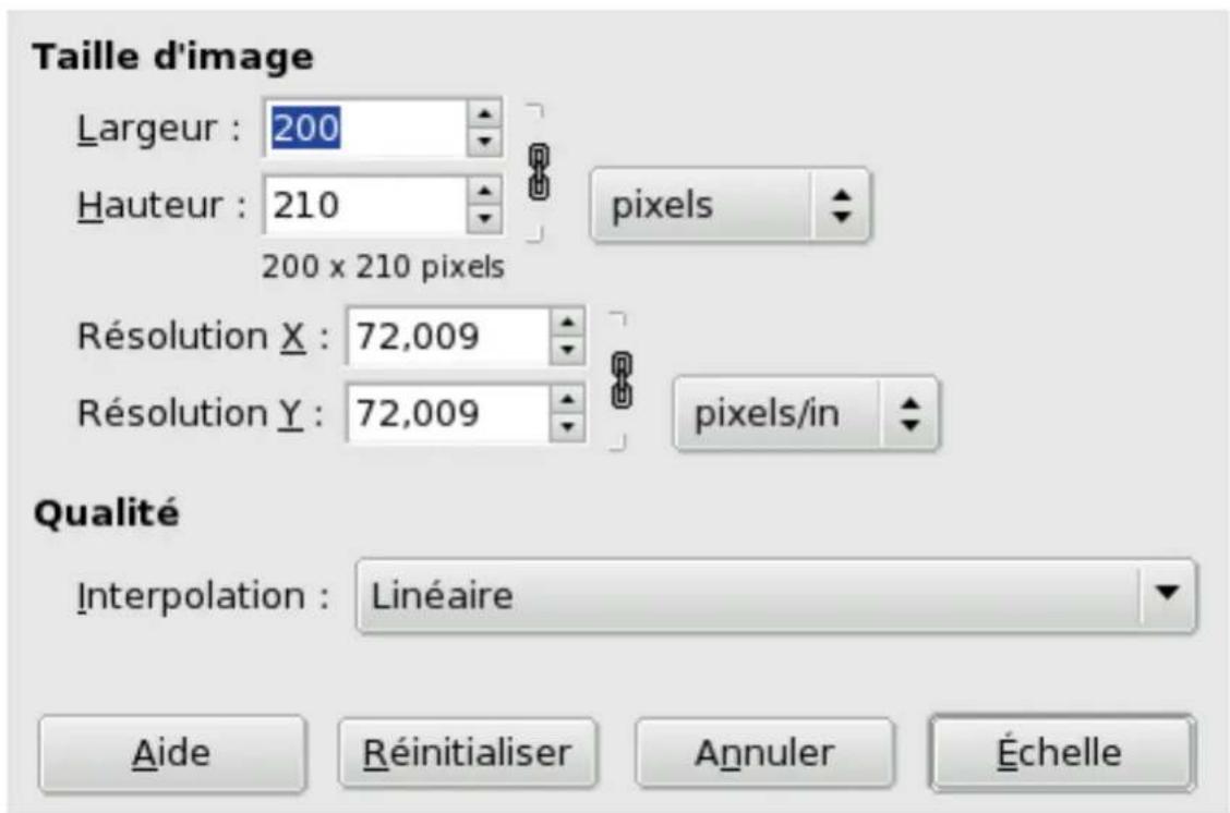 Gimp 2.4 - Lafenetre "EchelleetTailledel"image - 1