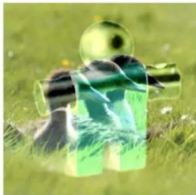 Gimp 2.4 - Extractiondegrain - 2