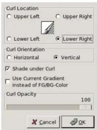Gimp 2.4 - 15.10.7.2Options - 1