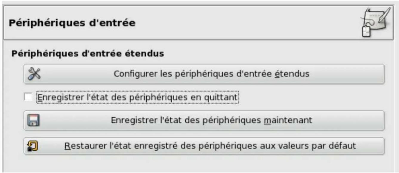 Gimp 2.4 - 13.5.2.13Periphériquesd'entree - 1