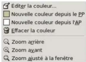 Gimp 2.4 - 13.3.5.5Lemenulocaldel'Editeurdepalette - 1