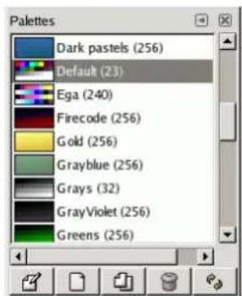 Gimp 2.4 - 7.12Palettes - 1