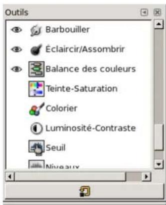 Gimp 2.4 - LeDialogueOutils - 1