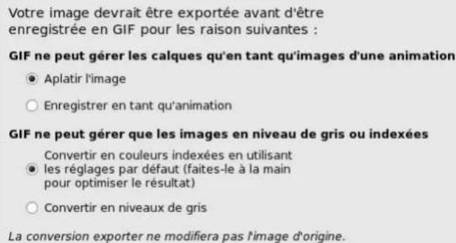 Gimp 2.4 - PNG ne peut gérer les calques - 1