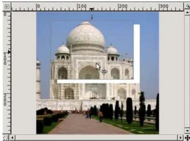Gimp 2.4 - 7.2.1Déplacerunesélection - 1