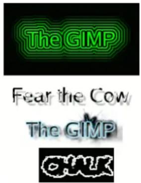 Gimp 2.4 - 8.5.1EmbellirunTexte - 1