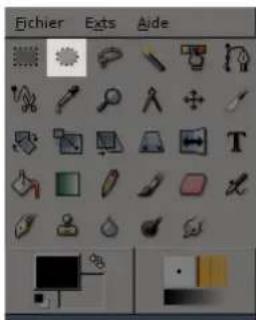 Gimp 2.4 - 12.2.3OutildeSélectionElliptique - 1
