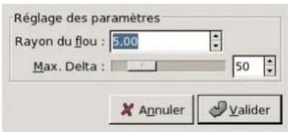 Gimp 2.4 - 15.2.4Flougaussienselectif - 1