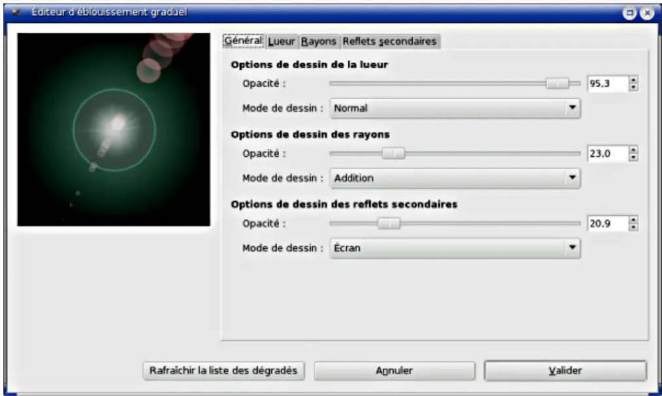 Gimp 2.4 - 15.9.3.5Éditeur'd'EbrouissementGimp - 1