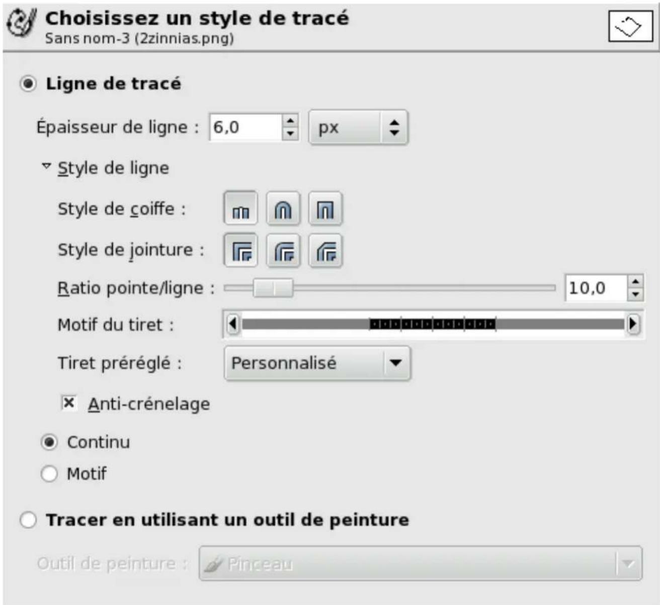 Gimp 2.4 - 7.5.4Tracerunchemin - 2