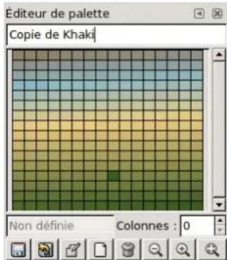 Gimp 2.4 - 13.3.5.4ÉditureurdePalette - 1