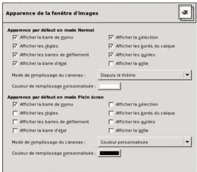 Gimp 2.4 - 13.5.2.10Apparencedelafenetred'images - 1