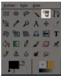 Gimp 2.4 - 12.2.6Outil Sélectionparcouleur - 1