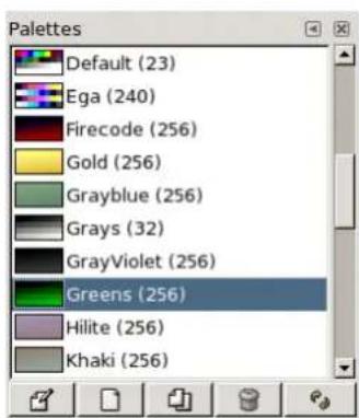 Gimp 2.4 - 13.3.5Dialoguedespalettes - 1