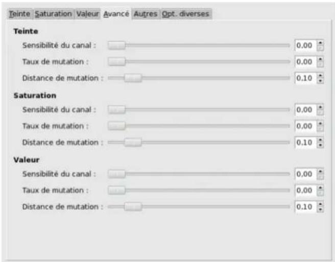Gimp 2.4 - OngletAvance - 1