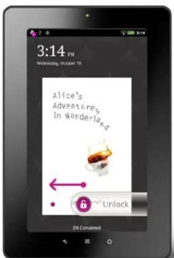 KOBO Vox eReader - Déverrouillage de l'écran - 1