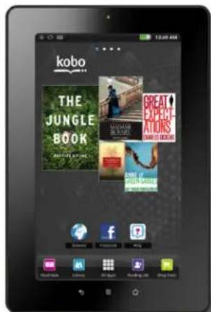 KOBO Vox eReader - Ouvrir un livre - 1