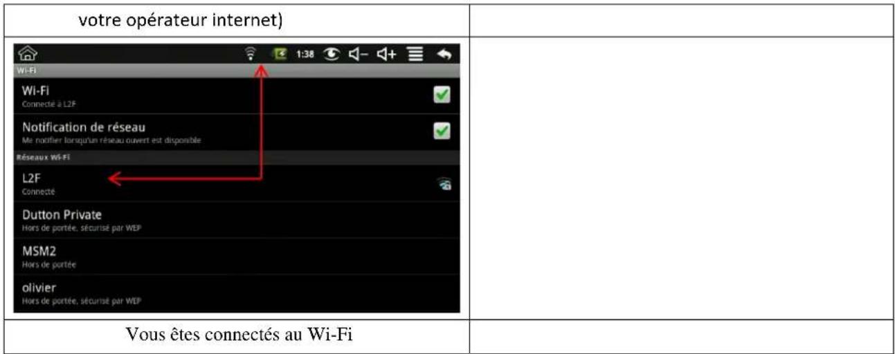 Bluetech MID700GBT001 - Réglage de la connexion Wifi: - 8