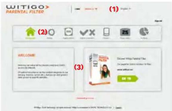 BIGBEN INTERACTIVE Kids Tab BB8252 - The parent area at a glance - 1