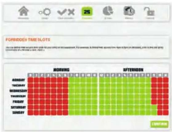 BIGBEN INTERACTIVE Kids Tab BB8252 - Forbidden time slots (Horários de proibição) - 1