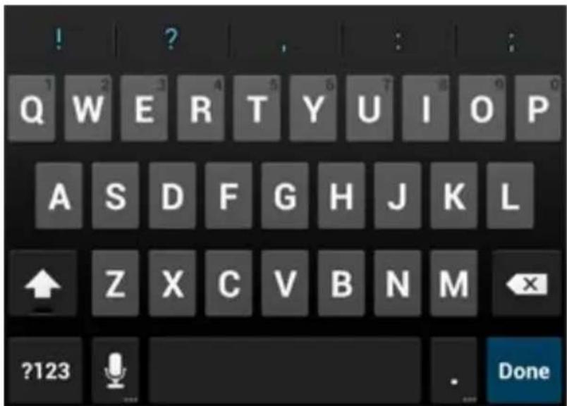 GEMINI D71 Tablet GEM7100 - Utilisation du clavier - 1