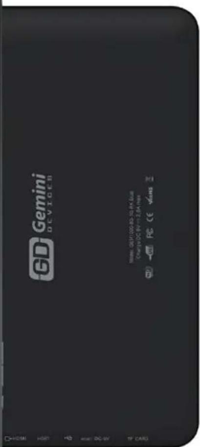 GEMINI D10 Tablet GEM1000 - Getting further help and support - 7