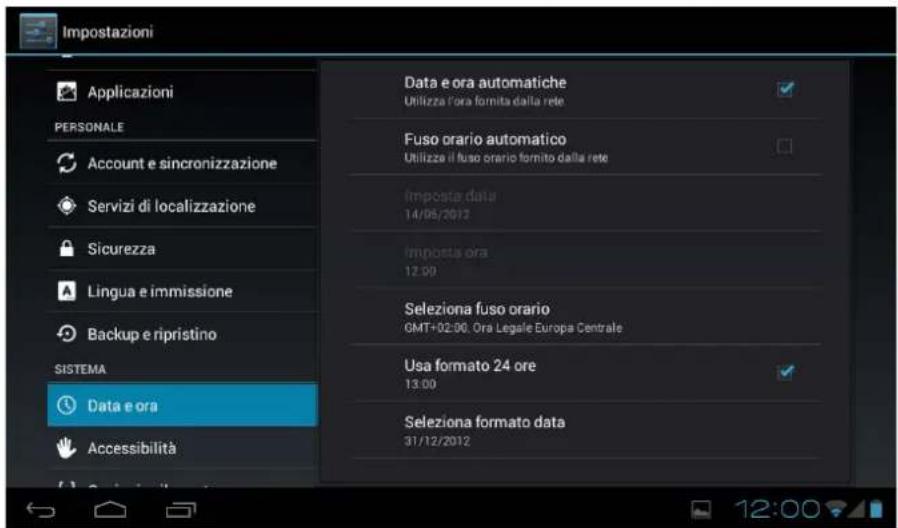 Leotec LPad Space III LETAB703 - Impostare data e ora - 1