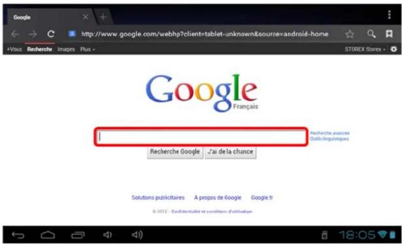 STOREX eZee Tab 10D 11L - NAVEGAR NA INTERNET: - 1