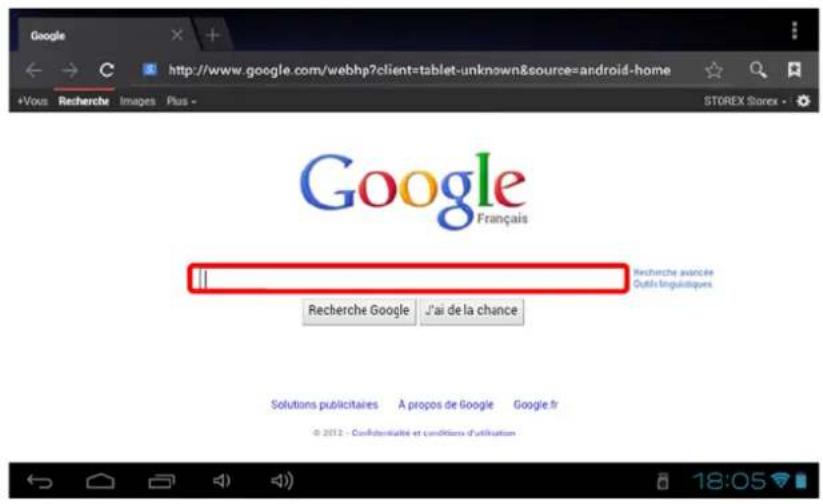 STOREX eZee Tab 10D 11L - SURFING ON INTERNET: - 1