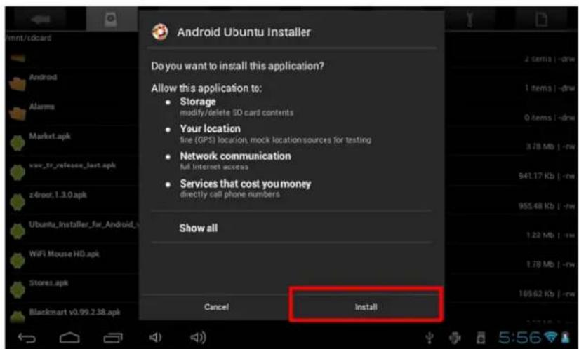 STOREX eZee Tab 10D 11L - INSTALL AN APPLICATION - 2