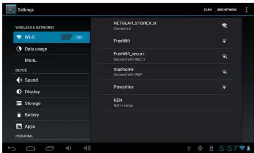 STOREX eZee Tab 10D 11L - SETTINGS - 1