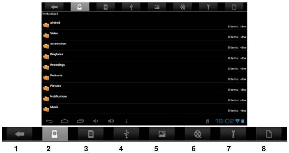 STOREX eZee Tab 10O 10S - FILE MANAGER - 1