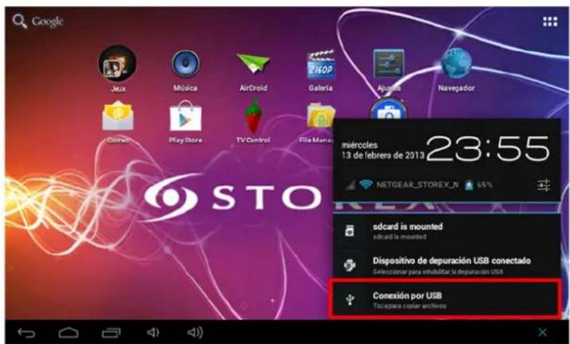STOREX eZee Tab 106Q 10M - CONEXIón DE LA TABLET A SU PC - 3