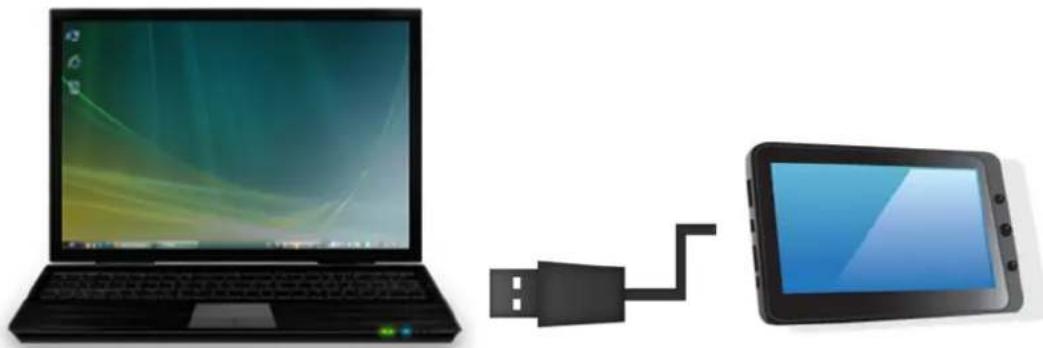 STOREX eZee Tab 10Q 16 - CONNETTERE IL TABLET AL VOSTRO PC - 1