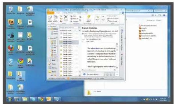 Motion Computing F5v - Extension avec monitreur principal - 2
