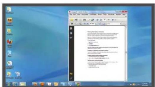 Motion Computing F5v - Affichage miroir - 1