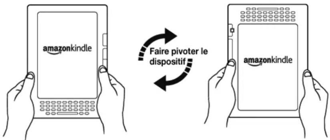 AMAZON Kindle DX (3rd edition) - Orientation de l'écran - 2