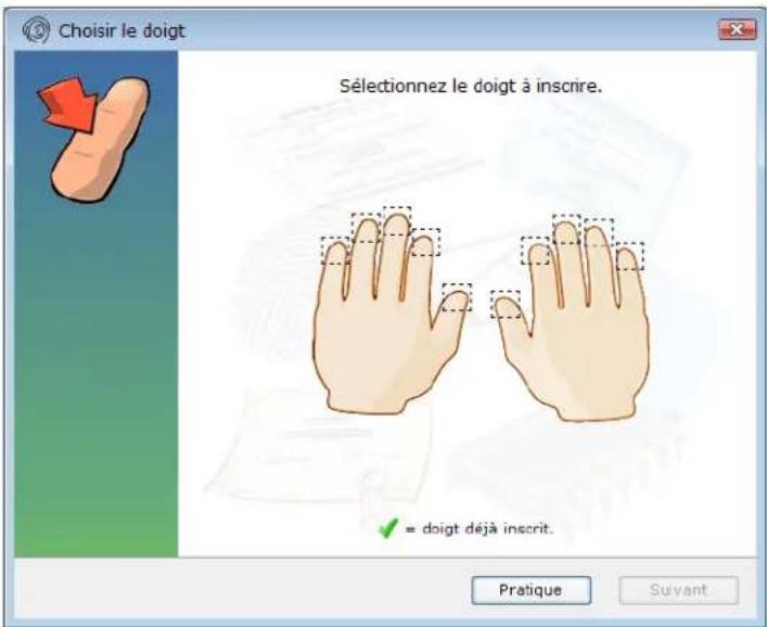 Motion Computing LE1700 - Pour capturer une empreinte - 1