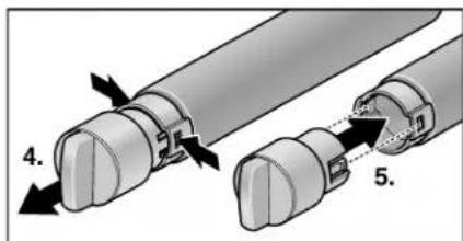 THERMADOR T30IB800SP - Exchanging the filter cartridge - 2