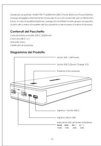 Aukey 26500mAh USBC Power Bank PBY7 - 16