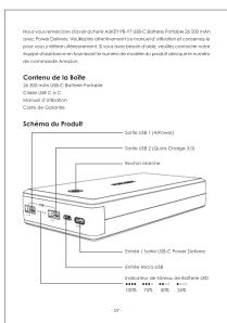 Aukey 26500mAh USBC Power Bank PBY7 - 10