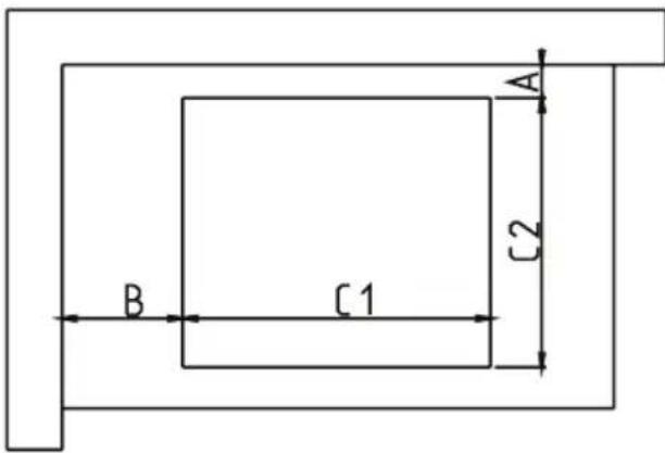 SHARP KH6I19FTPPEU - Fitting the hob into a work surface - 2